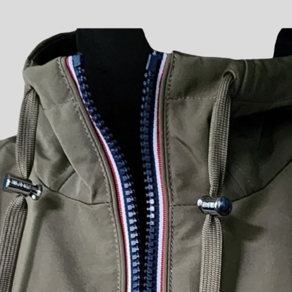 NWT TOMMY HILFIGER (MED) Olive Insulated Plush Lined Winter Jacket - Picture 7 of 11